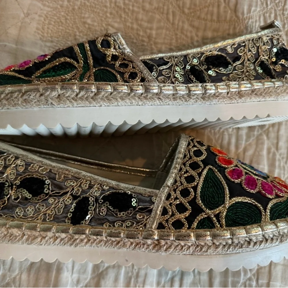 Patrizia by Spring Step Black/ Cream Slip-Ons- Size-39, women’s-NEW! Never worn - Picture 6 of 8